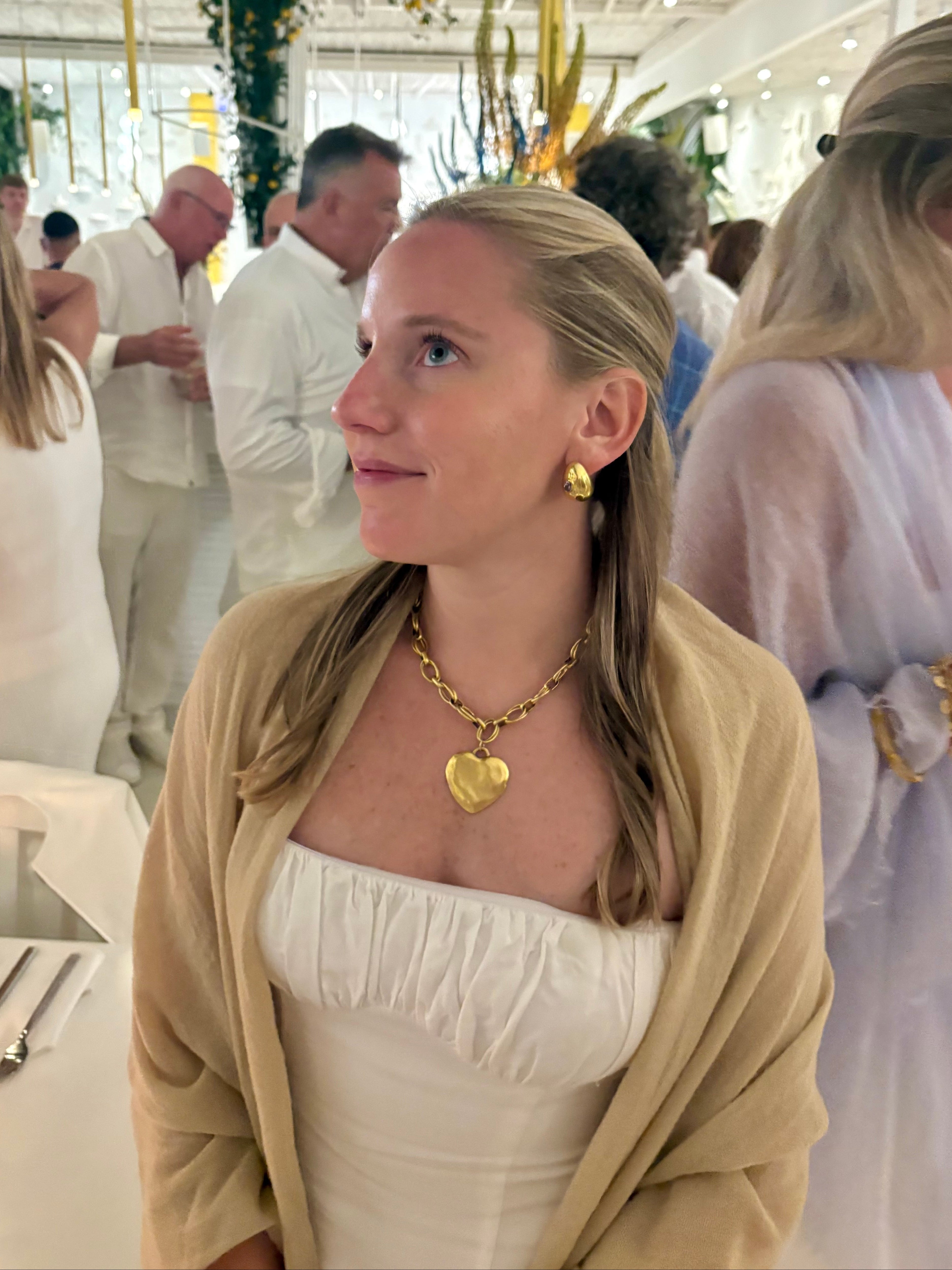 The Caroline with Heart Pendant